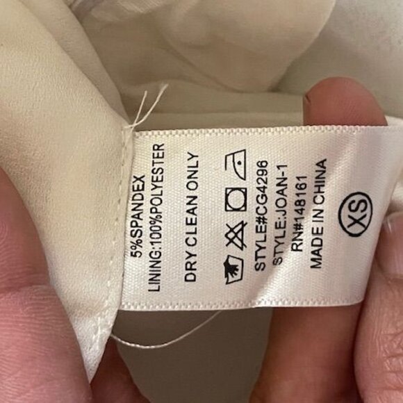 BuddyLove Womens Sequin Star Top White Puffy Long Sleeve Fashion Elegant outfit - Picture 4 of 16